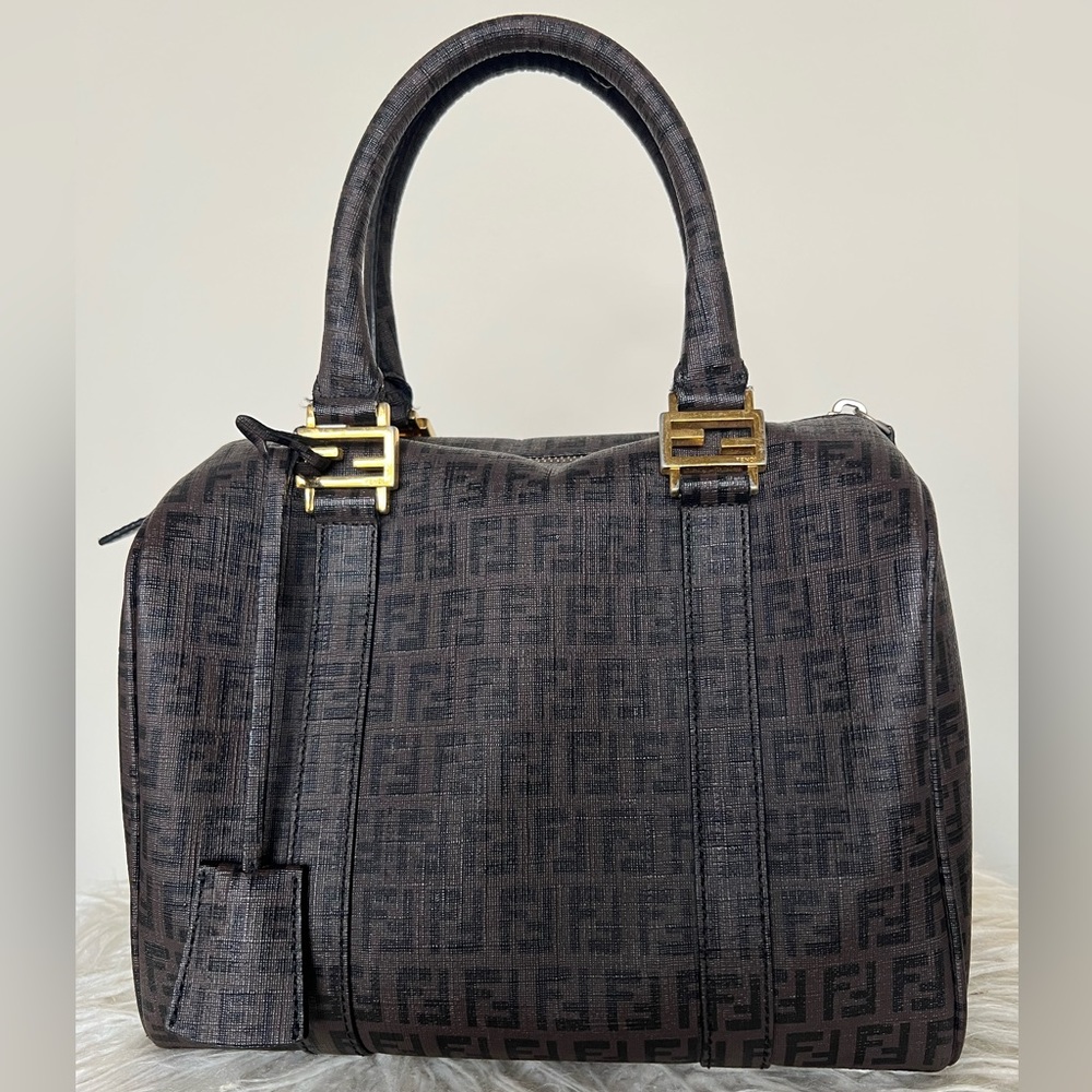 Forever Bauletto coated canvas Fendi handbag